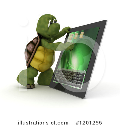 Royalty-Free (RF) Tortoise Clipart Illustration by KJ Pargeter - Stock Sample #1201255