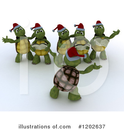 Royalty-Free (RF) Tortoise Clipart Illustration by KJ Pargeter - Stock Sample #1202637