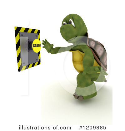Royalty-Free (RF) Tortoise Clipart Illustration by KJ Pargeter - Stock Sample #1209885