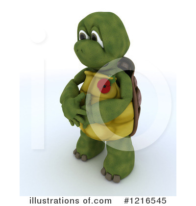 Royalty-Free (RF) Tortoise Clipart Illustration by KJ Pargeter - Stock Sample #1216545