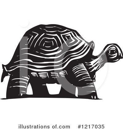 Royalty-Free (RF) Tortoise Clipart Illustration by xunantunich - Stock Sample #1217035