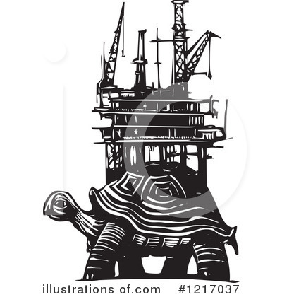 Oil Platform Clipart #1217037 by xunantunich