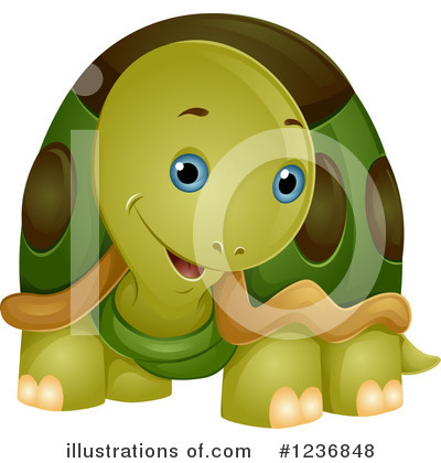 Royalty-Free (RF) Tortoise Clipart Illustration by BNP Design Studio - Stock Sample #1236848