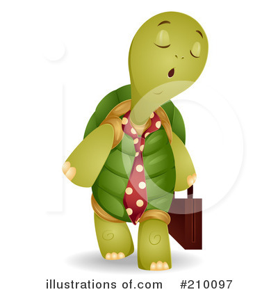 Royalty-Free (RF) Tortoise Clipart Illustration by BNP Design Studio - Stock Sample #210097