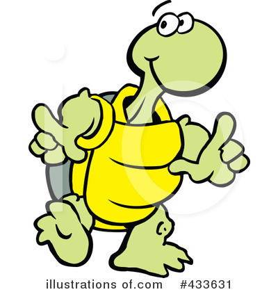 Royalty-Free (RF) Tortoise Clipart Illustration by Johnny Sajem - Stock Sample #433631
