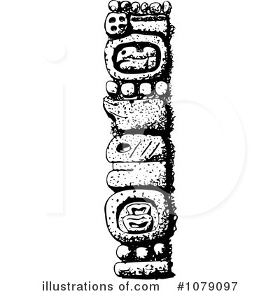 Totem Pole Clipart #1079097 by David Rey