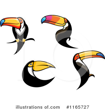 Royalty-Free (RF) Toucan Clipart Illustration by Vector Tradition SM - Stock Sample #1165727