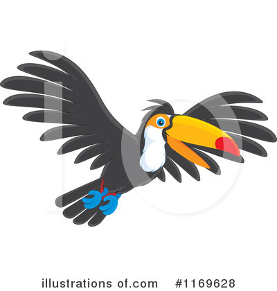 Royalty-Free (RF) Toucan Clipart Illustration by Alex Bannykh - Stock Sample #1169628