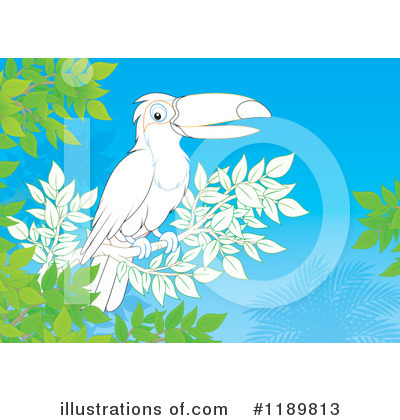 Royalty-Free (RF) Toucan Clipart Illustration by Alex Bannykh - Stock Sample #1189813