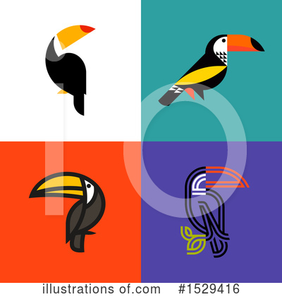 Royalty-Free (RF) Toucan Clipart Illustration by elena - Stock Sample #1529416