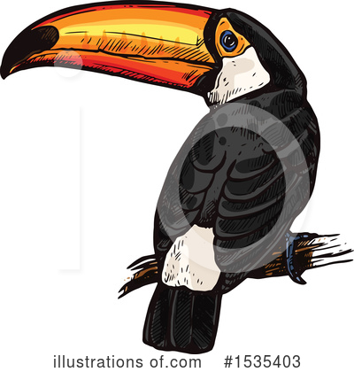 Toucan Clipart #1535403 by Vector Tradition SM