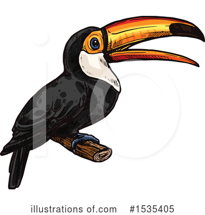 Toucan Clipart #1535405 by Vector Tradition SM