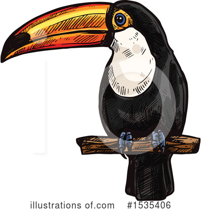 Toucan Clipart #1535406 by Vector Tradition SM