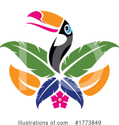 Royalty-Free (RF) Toucan Clipart Illustration by Vector Tradition SM - Stock Sample #1773849