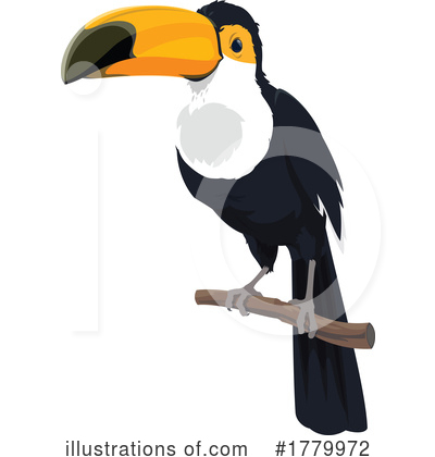 Royalty-Free (RF) Toucan Clipart Illustration by Vector Tradition SM - Stock Sample #1779972