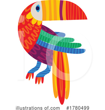 Royalty-Free (RF) Toucan Clipart Illustration by Vector Tradition SM - Stock Sample #1780499