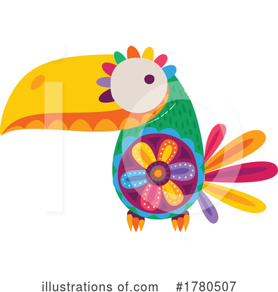 Royalty-Free (RF) Toucan Clipart Illustration by Vector Tradition SM - Stock Sample #1780507