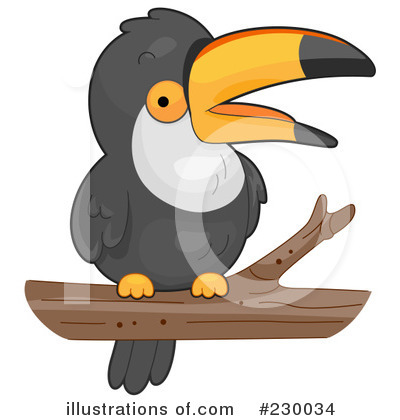 Royalty-Free (RF) Toucan Clipart Illustration by BNP Design Studio - Stock Sample #230034