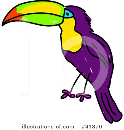 Royalty-Free (RF) Toucan Clipart Illustration by Prawny - Stock Sample #41370