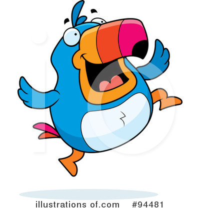 Royalty-Free (RF) Toucan Clipart Illustration by Cory Thoman - Stock Sample #94481