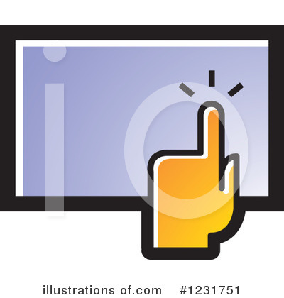 Touch Screen Clipart #1231751 by Lal Perera