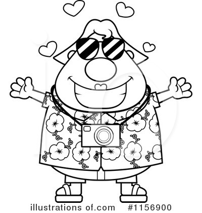 Royalty-Free (RF) Tourist Clipart Illustration by Cory Thoman - Stock Sample #1156900