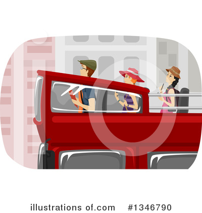 Tour Bus Clipart #1346790 by BNP Design Studio