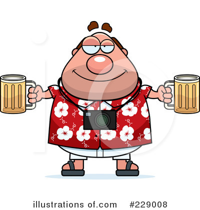 Royalty-Free (RF) Tourist Clipart Illustration by Cory Thoman - Stock Sample #229008