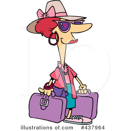 Royalty-Free (RF) Tourist Clipart Illustration by toonaday - Stock Sample #437964