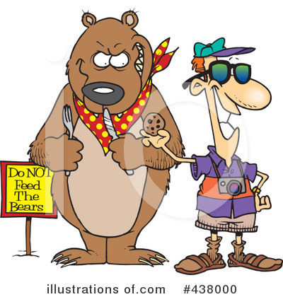 Royalty-Free (RF) Tourist Clipart Illustration by toonaday - Stock Sample #438000