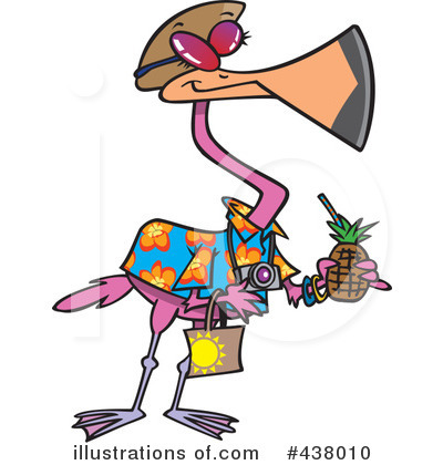 Flamingos Clipart #438010 by toonaday