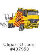 Tow Truck Clipart #437953 by toonaday