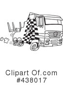 Tow Truck Clipart #438017 by toonaday