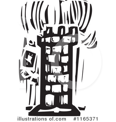 Royalty-Free (RF) Tower Clipart Illustration by xunantunich - Stock Sample #1165371