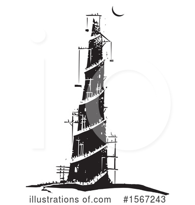 Royalty-Free (RF) Tower Clipart Illustration by xunantunich - Stock Sample #1567243