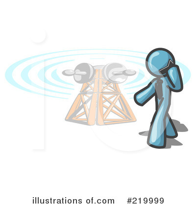 Communications Tower Clipart #219999 by Leo Blanchette