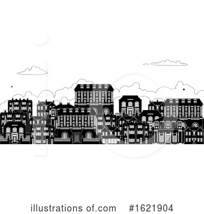 Town Clipart #1621904 by AtStockIllustration