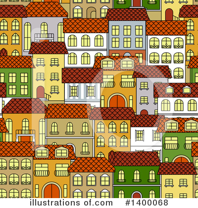 Townhome Clipart #1400068 by Vector Tradition SM