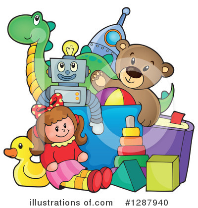 Teddy Bears Clipart #1287940 by visekart