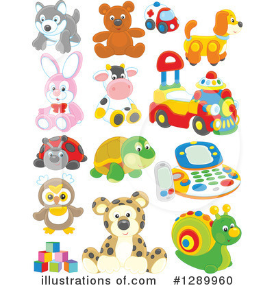 Royalty-Free (RF) Toy Clipart Illustration by Alex Bannykh - Stock Sample #1289960