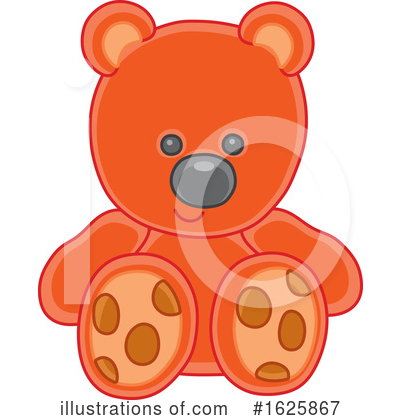 Teddy Bear Clipart #1625867 by Alex Bannykh