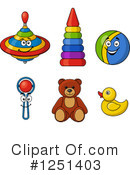 Toys Clipart #1251403 by Vector Tradition SM