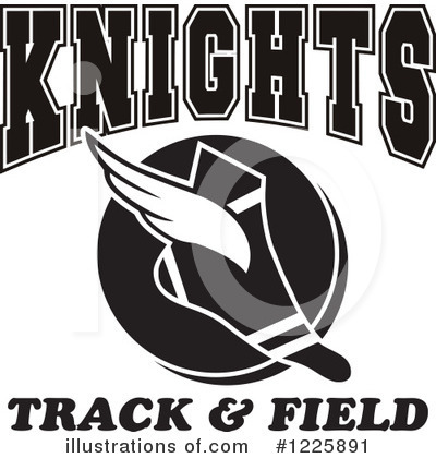 Royalty-Free (RF) Track And Field Clipart Illustration by Johnny Sajem - Stock Sample #1225891