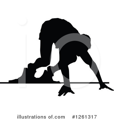 Royalty-Free (RF) Track And Field Clipart Illustration by Chromaco - Stock Sample #1261317