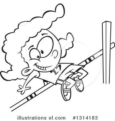 High Jump Clipart #1314183 by toonaday
