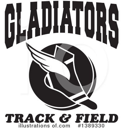 Royalty-Free (RF) Track And Field Clipart Illustration by Johnny Sajem - Stock Sample #1389330