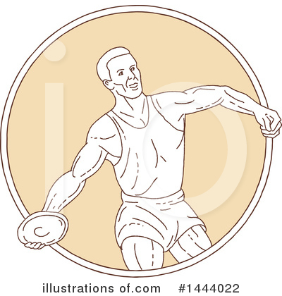 Royalty-Free (RF) Track And Field Clipart Illustration by patrimonio - Stock Sample #1444022
