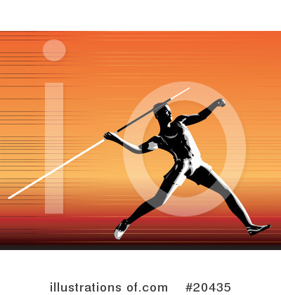Royalty-Free (RF) Track And Field Clipart Illustration by Tonis Pan - Stock Sample #20435