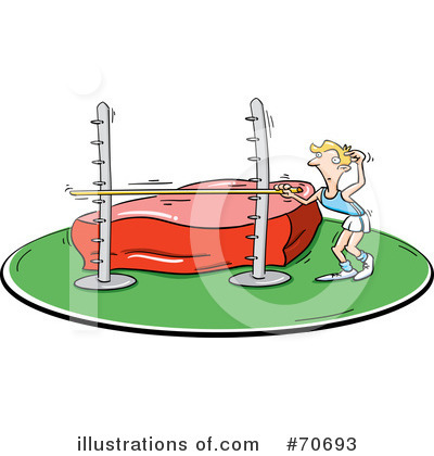 Royalty-Free (RF) Track And Field Clipart Illustration by jtoons - Stock Sample #70693