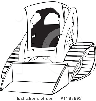 Royalty-Free (RF) Tractor Clipart Illustration by djart - Stock Sample #1199893